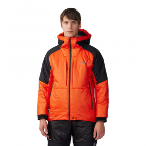 Mountain Hardwear Men's Compressor Alpine Hooded Jacket - XL - State Orange / Black