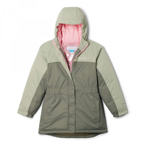 Columbia Girls' Hikebound Long Insulated Jacket - XL - Stone Green / Safari