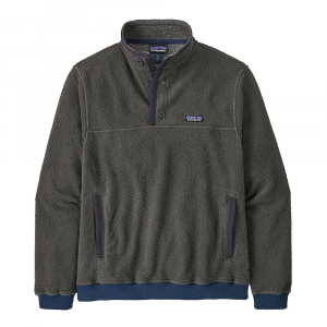 Patagonia Men's Shearling Button Pullover - XL - X-Ray Grey