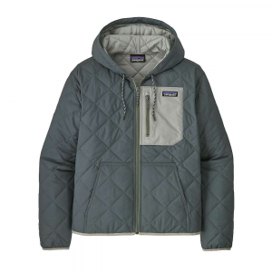 Patagonia Women's Diamond Quilted Bomber Hoody - Large - Lagom Blue