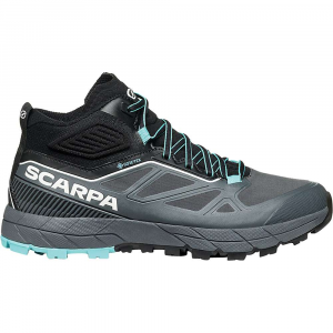 Scarpa Women's Rapid Mid GTX Shoe - 39.5 - Anthracite / Turquoise