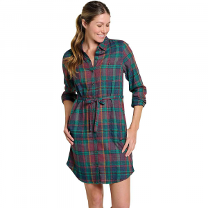 Toad & Co Women's Re-Form Flannel Shirt Dress - Small - Aurora