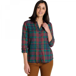 Toad & Co Women's Re-Form Flannel LS Shirt - Large - Aurora