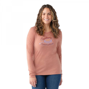 Smartwool Women's Explore Nature's Magic Graphic LS Tee - Large - Copper Heather