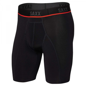 SAXX Men's Training Long 7 Inch Boxer Brief - Large - Black