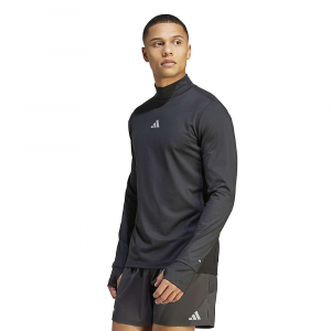 Adidas Men's Ultimate Long Sleeve Tee - Large - Black