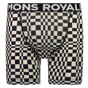 Mons Royale Men's Low Pro Merino Air-Con Bike Short Liner - XL - Checkers