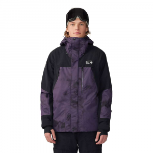 Mountain Hardwear Men's First Tracks Insulated Jacket - XL - Blurple Ice Dye Print