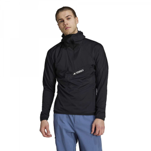Adidas Men's Techrock Ultralight Half-Zip Hooded Flooce Jacket - XL - Black