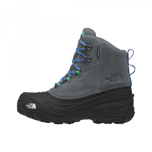 The North Face Youth Chilkat V Lace Waterproof Boot - 5 - Almond Butter / TNF Black