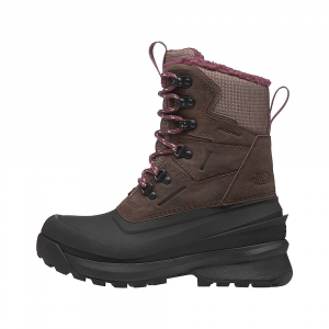 The North Face Women's Chilkat V 400 Waterproof Boot - 7 - Deep Taupe / TNF Black