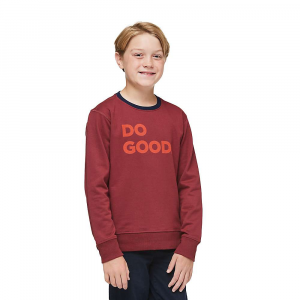 Cotopaxi Kids' Do Good Organic Crew Sweatshirt - Large - Burgundy