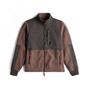 Topo Designs Women's Subalpine Fleece Jacket - Small - Peppercorn / Charcoal