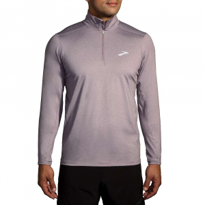 Brooks Men's Dash 1/2 Zip 2.0 - Small - Heather Frosted Lead
