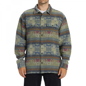 Billabong Men's Offshore Jacquard Flannel Shirt - Large - Sage
