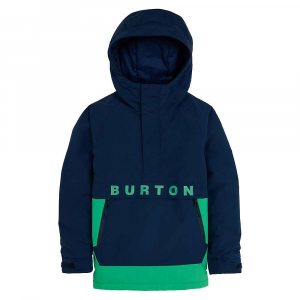 Burton Kids' Frostner 2L Anorak Jacket - Medium - Dress Blue / Galaxy Green