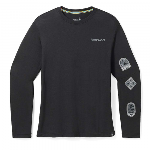 Smartwool Outdoor Patch Graphic LS Tee - XL - Black