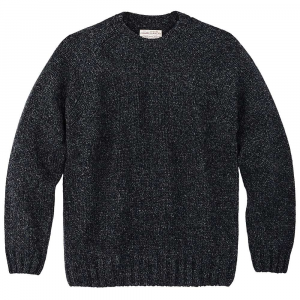 Filson Men's Irish Wool 3-Gauge Sweater - Medium - Slate / Navy Melange