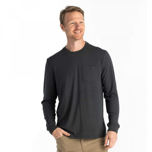 Free Fly Men's Bamboo Flex LS Pocket Tee - Large - Fatigue S24