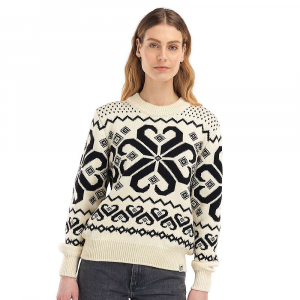 Dale Of Norway Women's Falkeberg Sweater - Large - Off White / Black