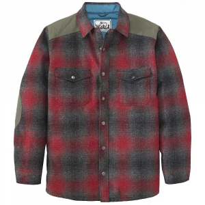 Woolrich Mens The Mix Up Wool Quilted Shirt Jacket