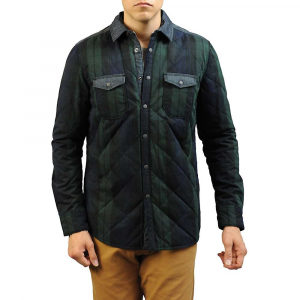 Jeremiah Mens Wooster Quilted Plaid Shirt Jacket