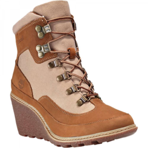 Timberland Womens Amston Leather and Fabric Hiker Boot