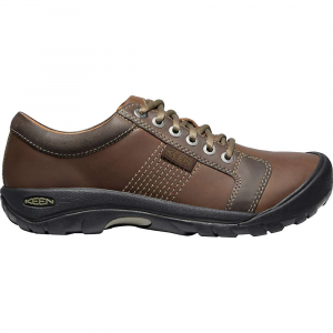 KEEN Men's Austin Leather Casual Walking Shoes - 9.5 - Chocolate Brown