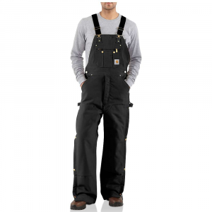 Carhartt Mens Quilt Lined Zip To Thigh Bib Overall