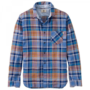 Timberland Men's Mystic River Linen Plaid LS Shirt