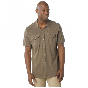 Prana Mens Hayes Button Down SS Polo