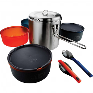 GSI Outdoors Glacier Stainless Dualist Cookset