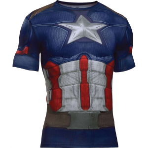 Under Armour Mens Captain America Suit SS Tee