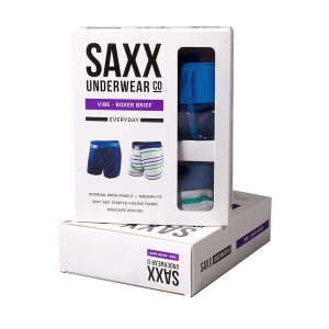 SAXX Mens Vibe Boxer 2 Pack