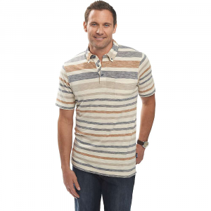 Woolrich Mens Between The Lines Stripe Polo Tee