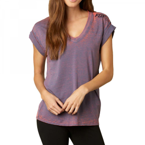 Fox Womens Constant V Neck Roll Sleeve Top