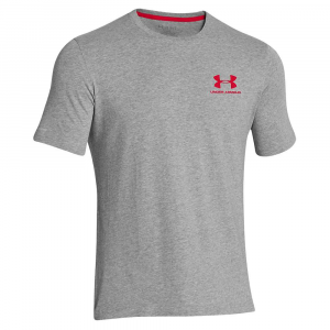 Under Armour Mens UA Charged Cotton Sportstyle Left Chest Lockup Tee