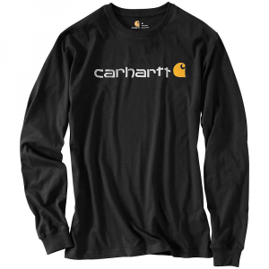 Carhartt Mens Signature Logo Long Sleeve T Shirt