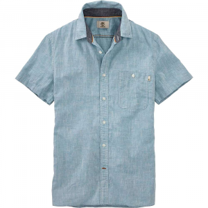 Timberland Men's Mill River Cotton/Linen Chambray SS Shirt