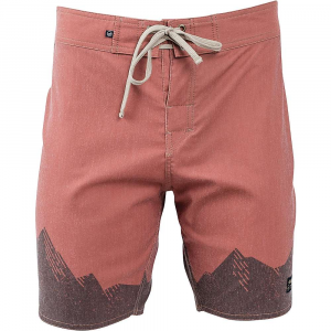 United By Blue Men's Ridged Mountains Scallop Boardshort