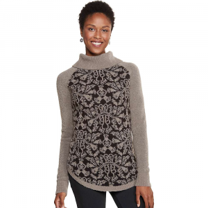 Toad & Co Women's Lucianna T-Neck Sweater - XS - Cocoa / Buffalo