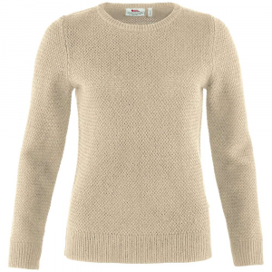 Fjallraven Women's Ovik Structure Sweater - Small - Chalk White