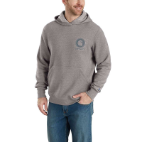 Carhartt Men's Force Delmont Pullover Hooded Sweatshirt - XL Tall - Asphalt Heather / Gray