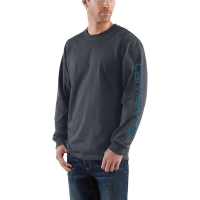 Carhartt Men's Signature Sleeve Long Sleeve T-Shirt - XXL Regular - Granite Heather