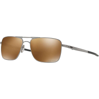 Oakley Gauge 6 Polarized Sunglasses - One Size - Satin Chrome / PRIZM Tungsten Polarized