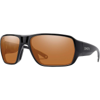 Smith Castaway Sunglasses - One Size - Black/Polarchromic Glass Copper Mirror