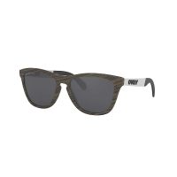 Oakley Frogskins Mix Polarized Sunglasses - One Size - Woodgrain/Prizm Black Polarized