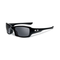 Oakley Fives Squared Sunglasses - One Size - Polished Black / Black Iridium Polarized