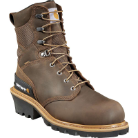 Carhartt Men's Woodworks 8 Inch Waterproof Insulated Climbing Boot - C - 8 Wide - Crazy Horse Brown Oil Tanned