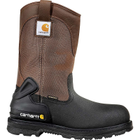 Carhartt Men's Wellington 11 Inch Waterproof Insulated Boot - Steel To - 9.5 - Brown / Black Leather
